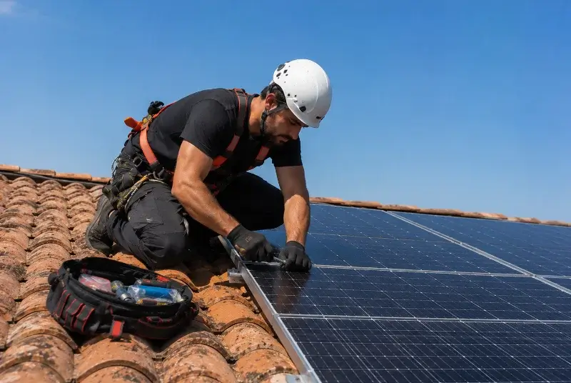Maintenance et monitoring de panneaux solaires à Barembach