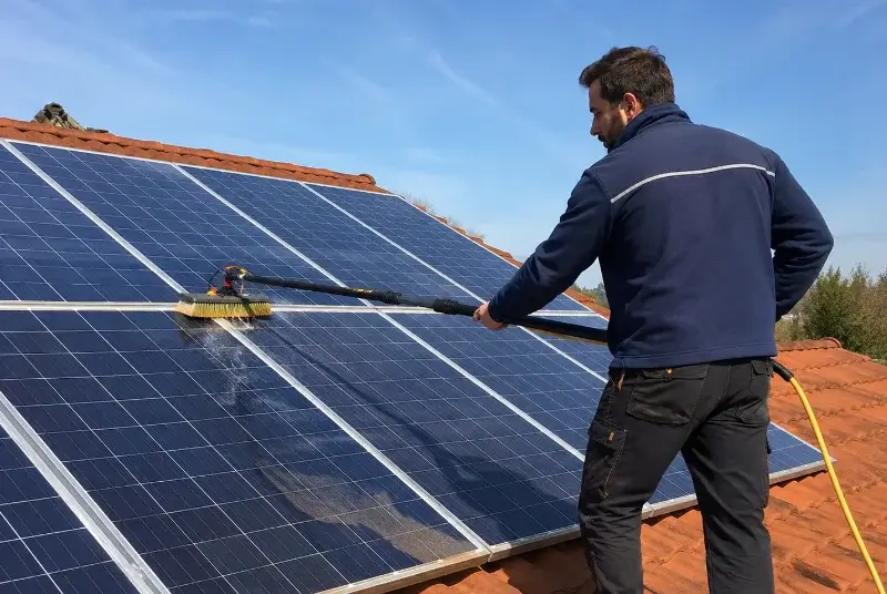 Nettoyage et entretien de panneaux solaires à Barembach