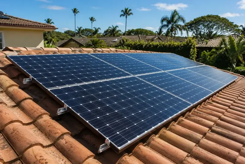 Installation de panneaux solaires à Barembach